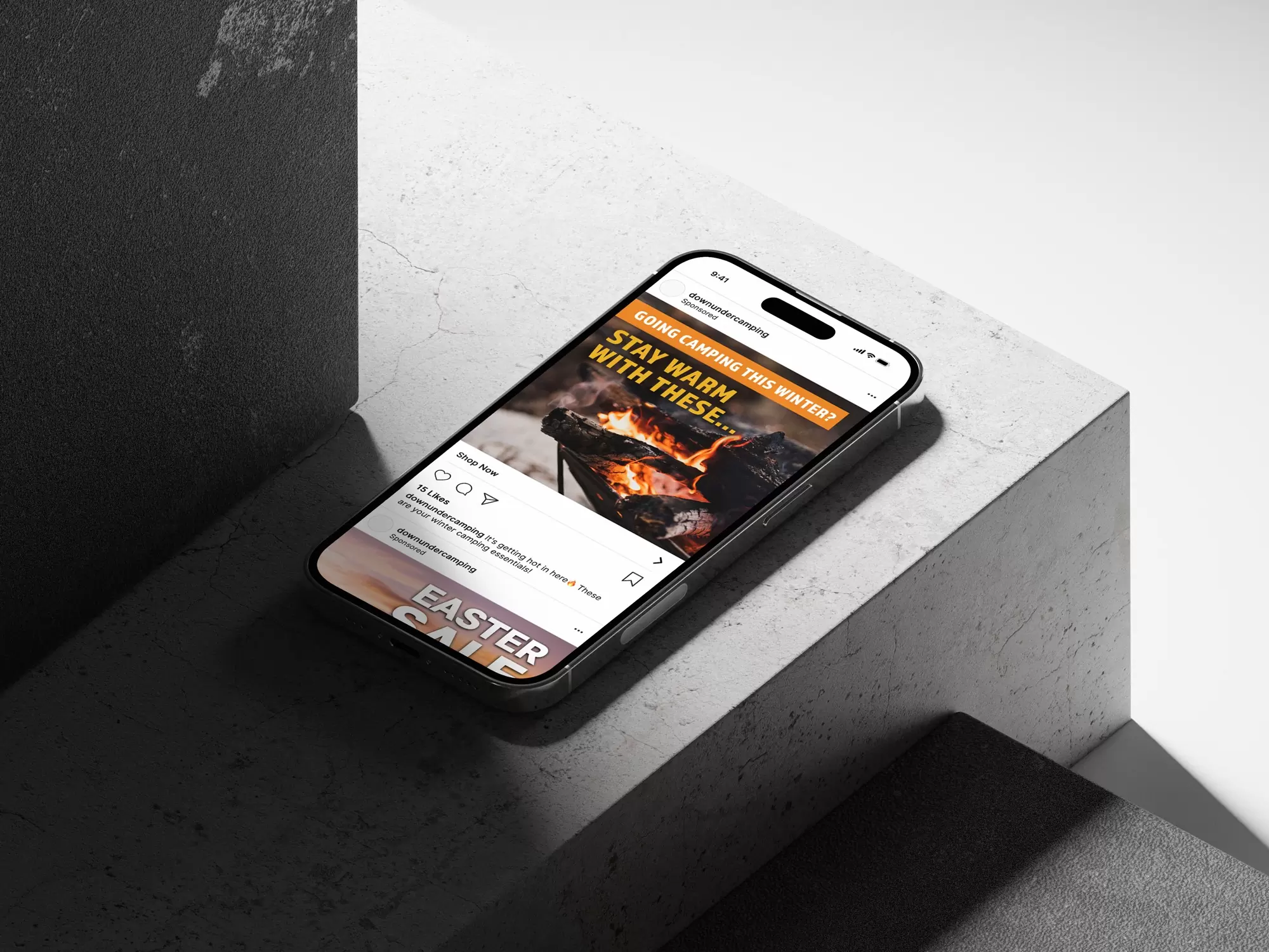 Down Under Camping Social Media Mockup